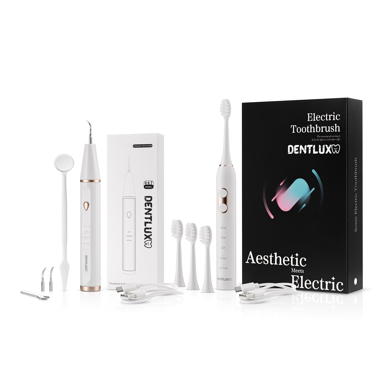 Black Friday balíček – ultrazvukový odstraňovač zubného kameňa a sonická kefka