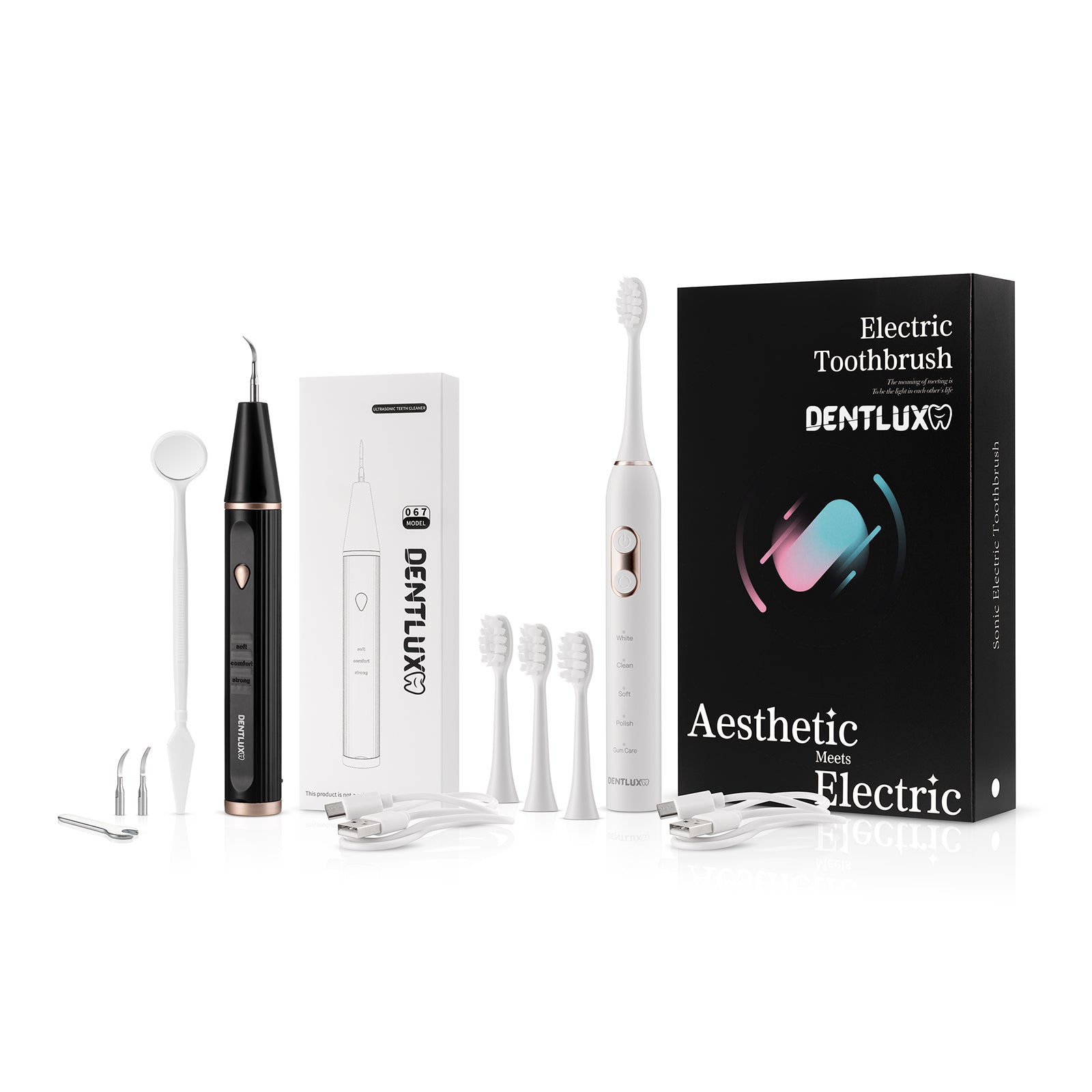 Black Friday balíček – ultrazvukový odstraňovač zubného kameňa a sonická kefka