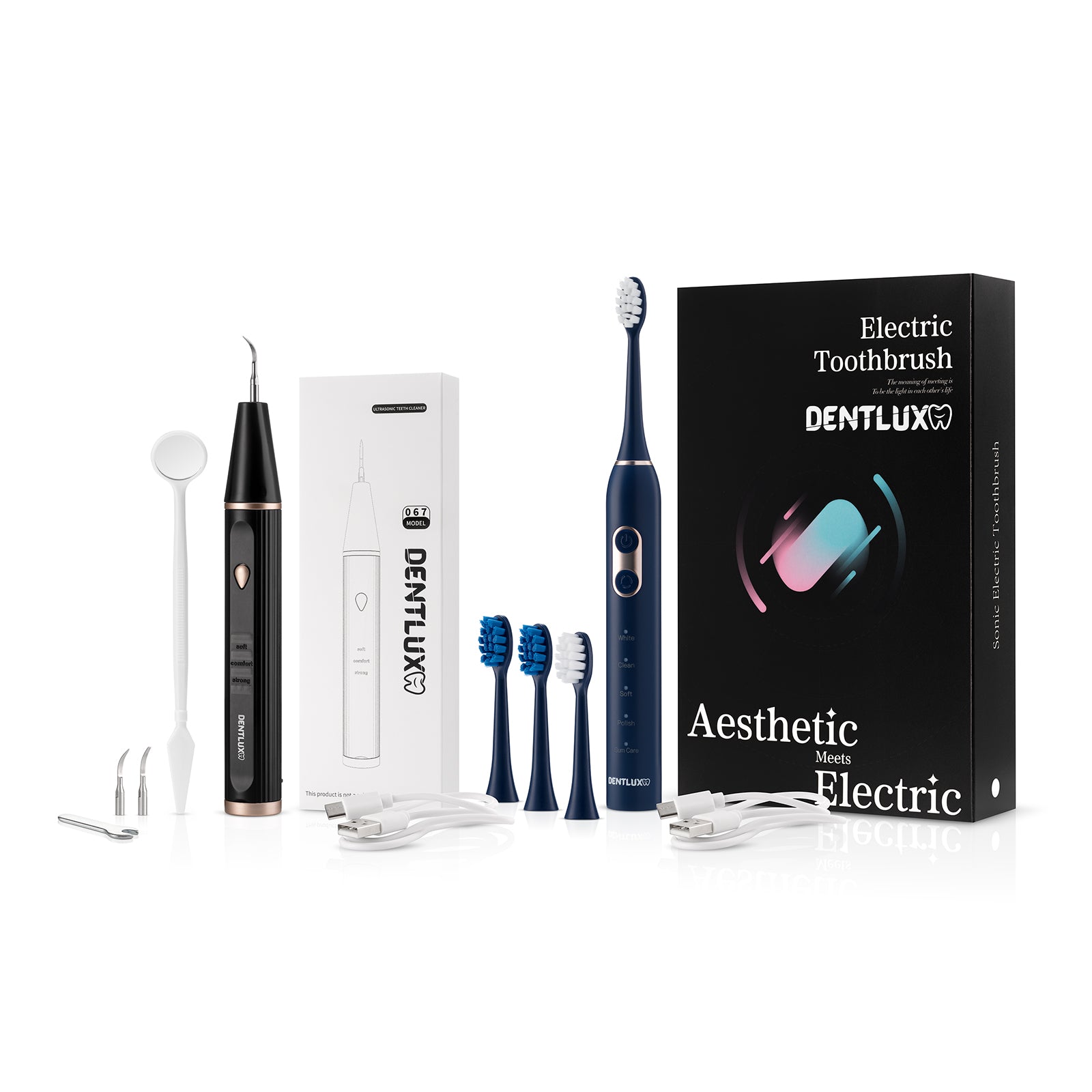 Black Friday balíček – ultrazvukový odstraňovač zubného kameňa a sonická kefka