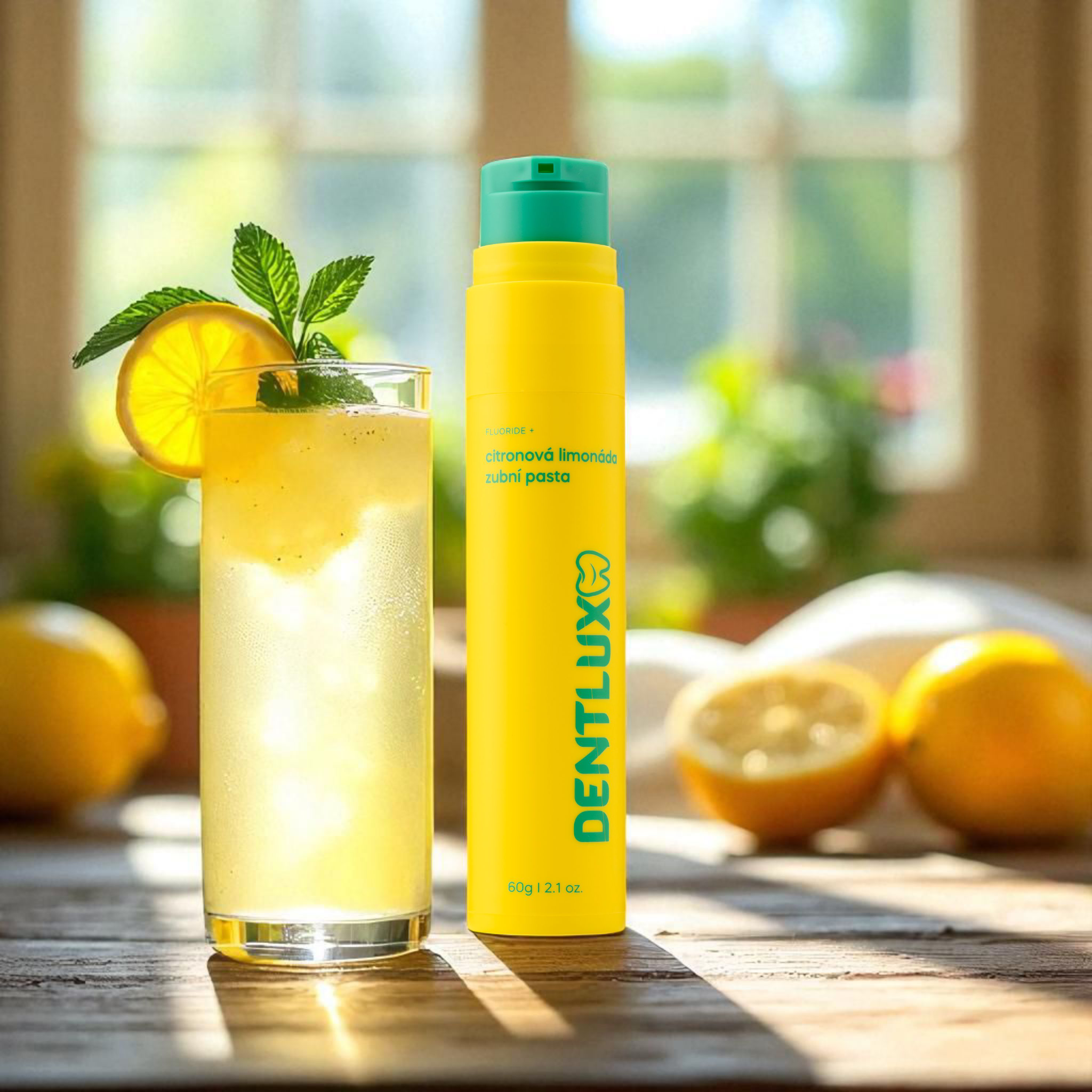 Dentlux ochutená zubná pasta Citrónová limonáda