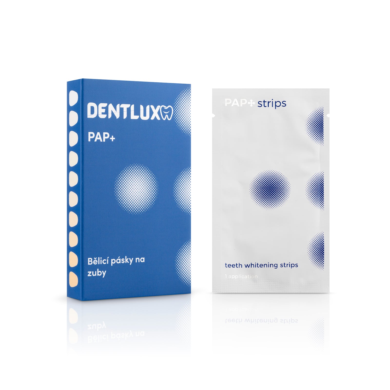Dentlux PAP+ Bieliace pásiky na zuby