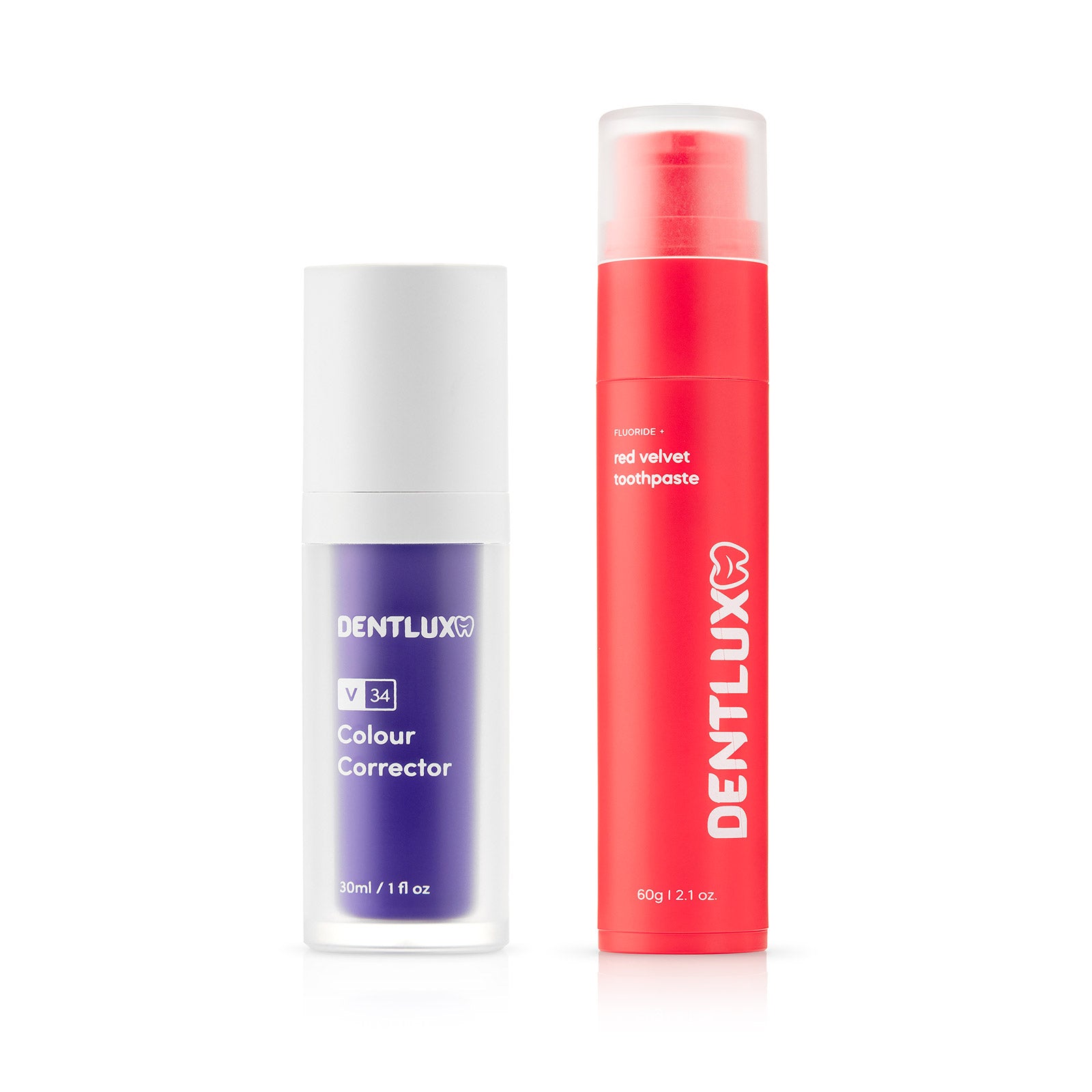Dentlux V34 bieliaci korektor + ochutená zubná pasta