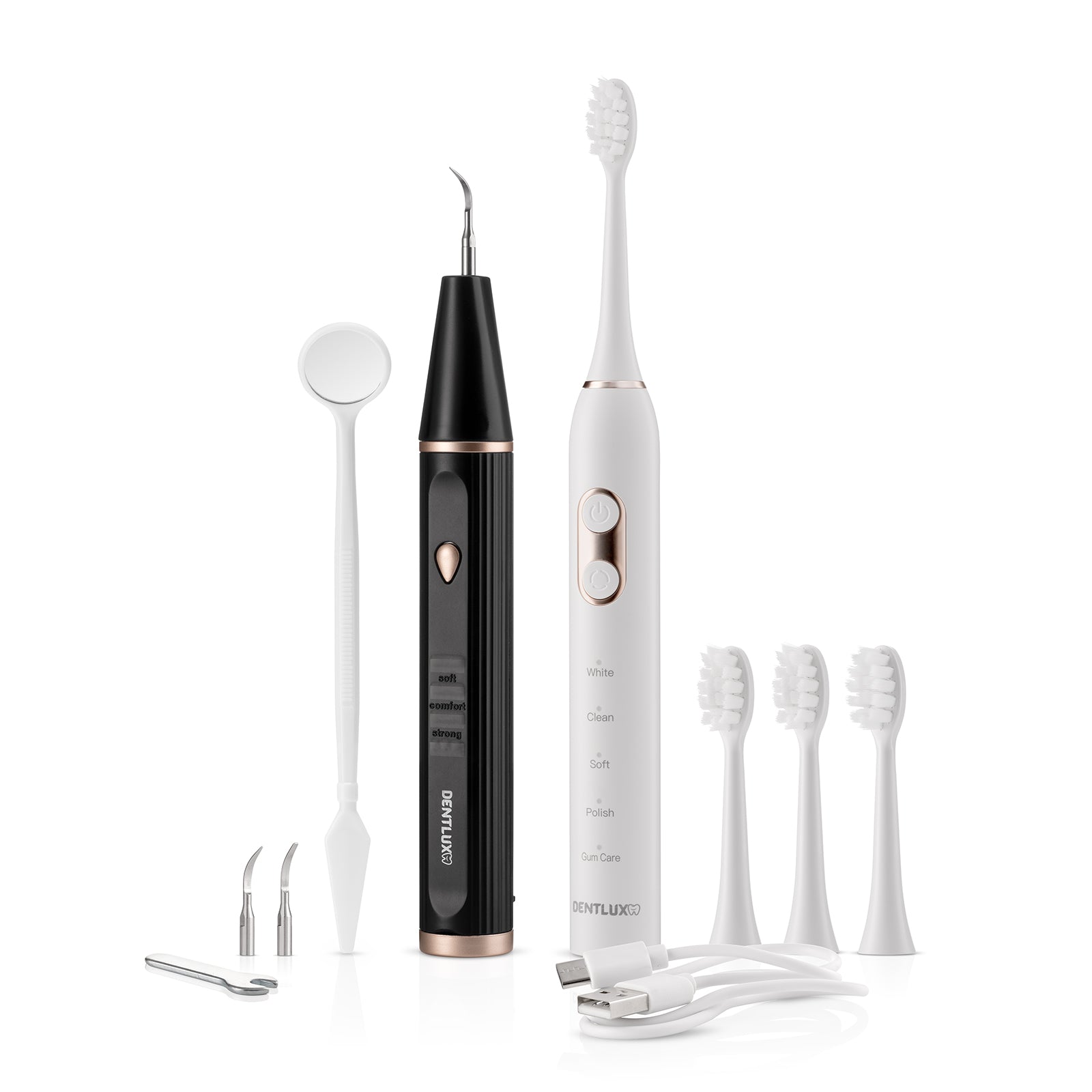 Black Friday balíček – ultrazvukový odstraňovač zubného kameňa a sonická kefka